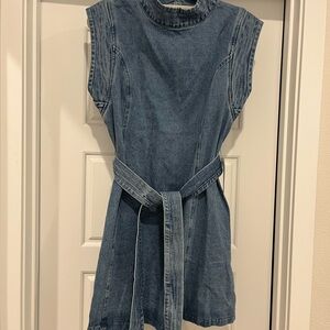 Fate Blue Denim Top